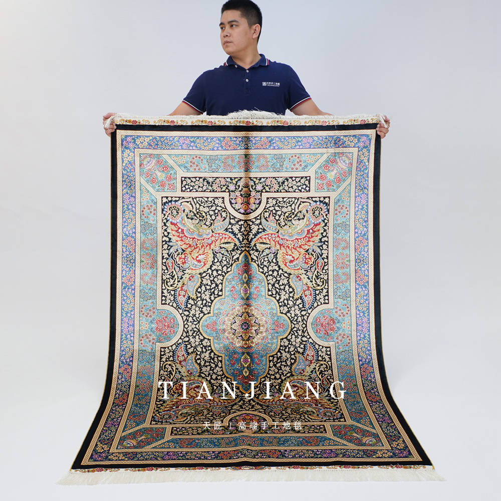 伊朗出口地毯 客厅卧室地毯 真丝波斯风格地毯 包邮